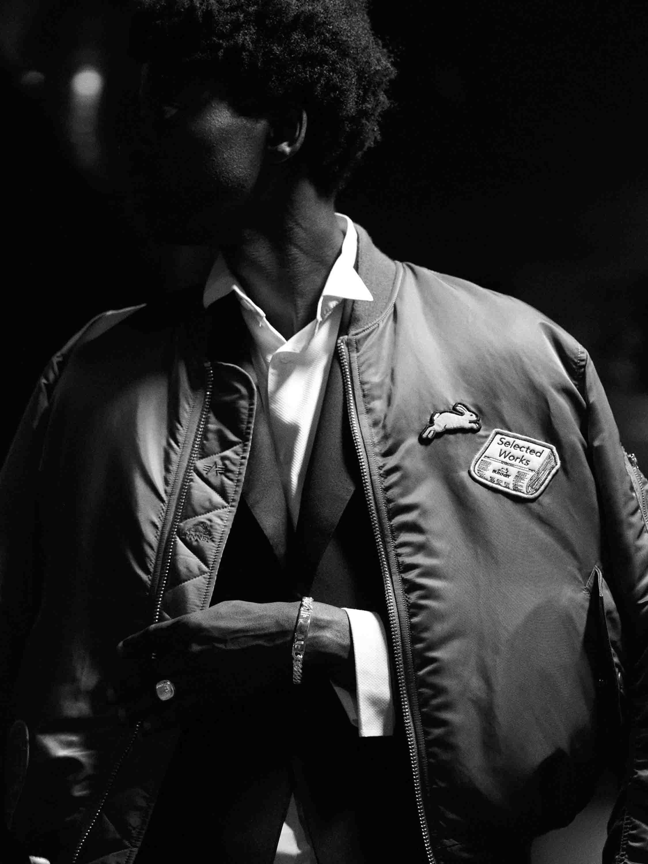 BUNNEY X ALPHA MA-1 BOMBER JACKET - Image 3