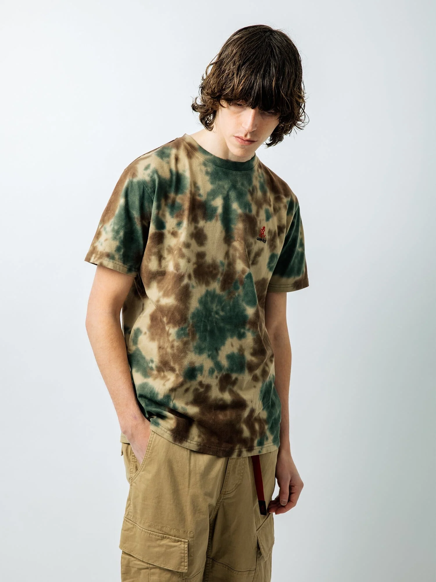 GRAMICCI X ALPHA COTTON CAMO TIE DYE TEE - Image 11