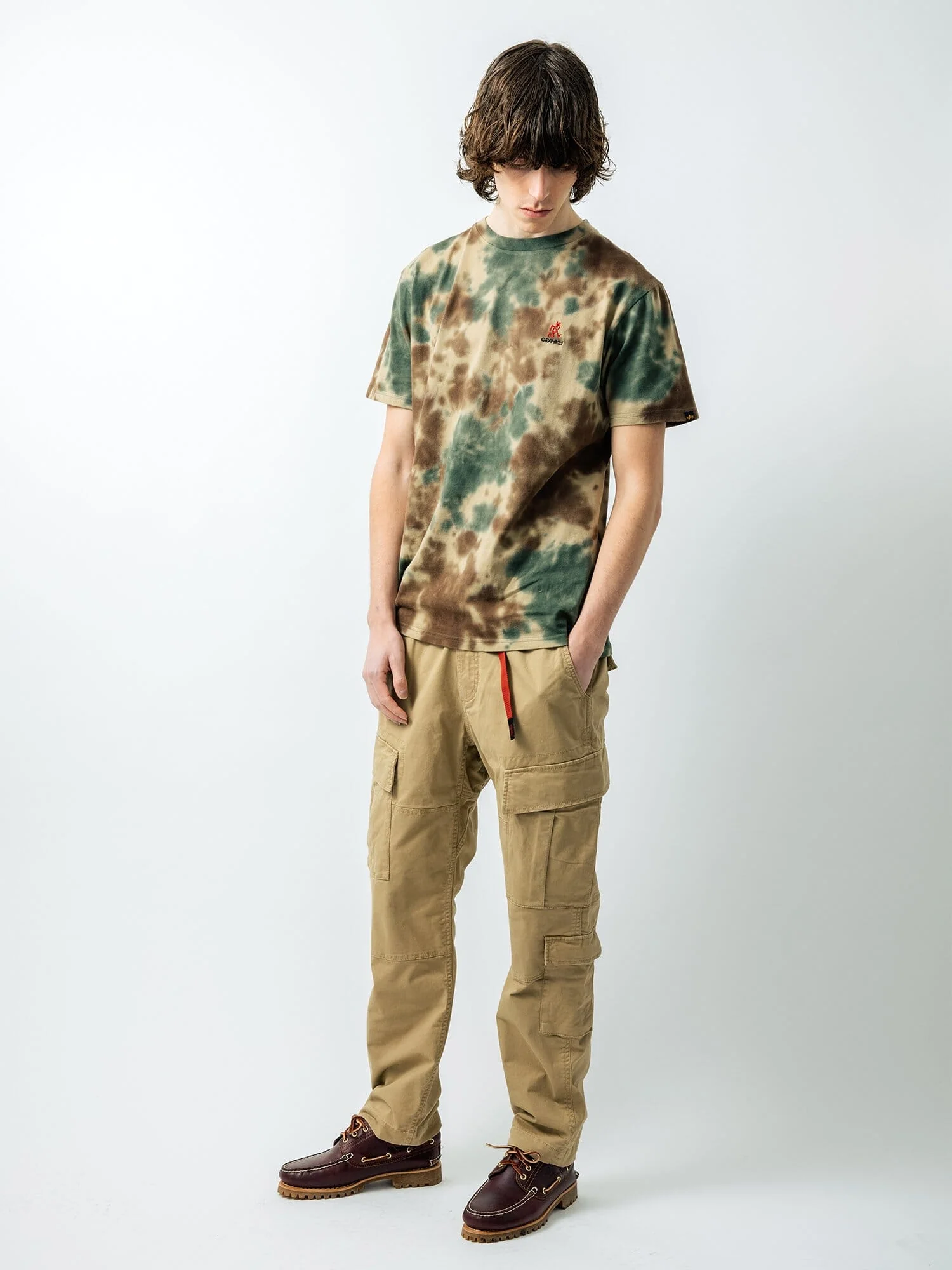 GRAMICCI X ALPHA COTTON CAMO TIE DYE TEE - Image 18