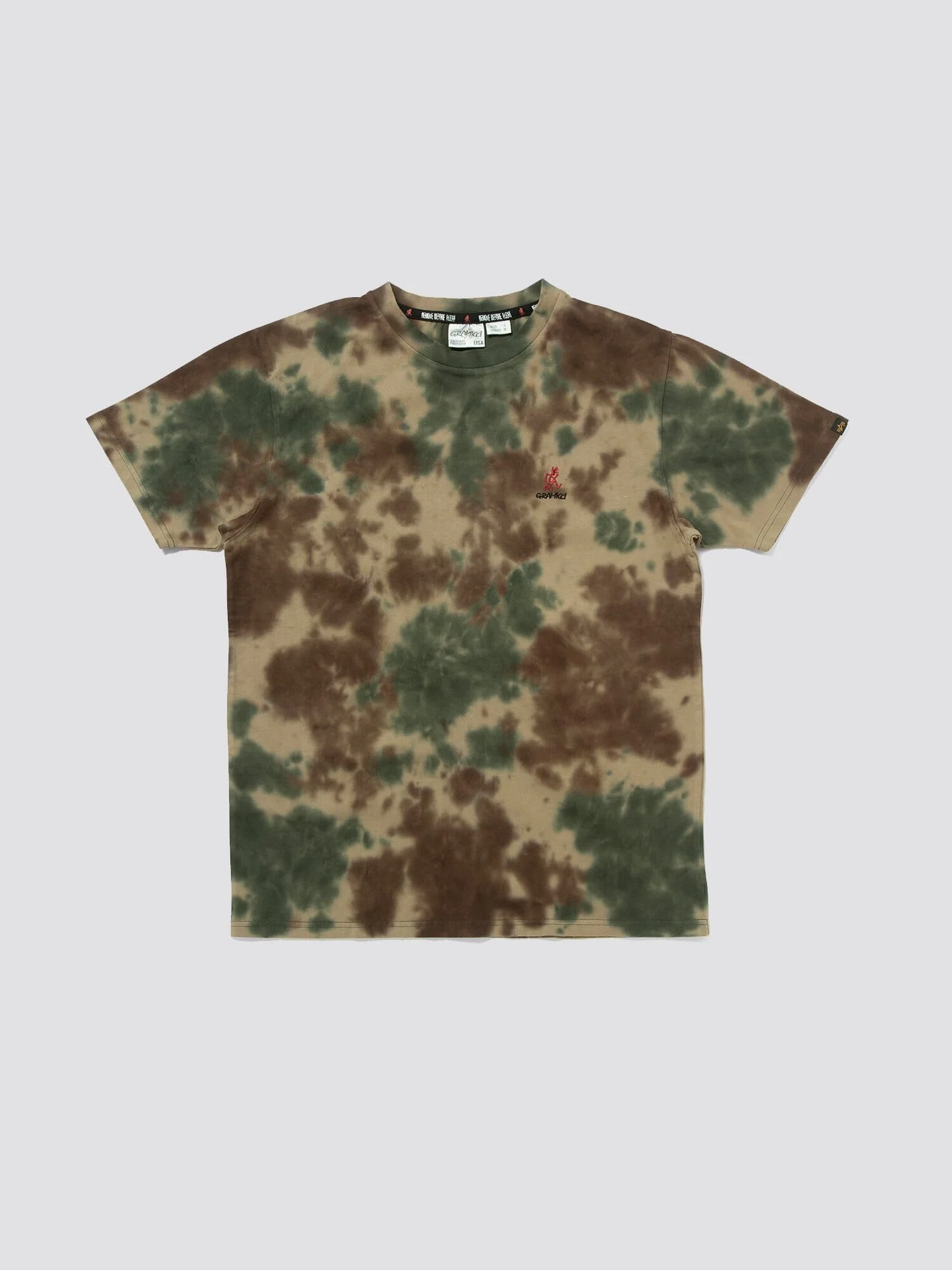 GRAMICCI X ALPHA COTTON CAMO TIE DYE TEE - Image 19