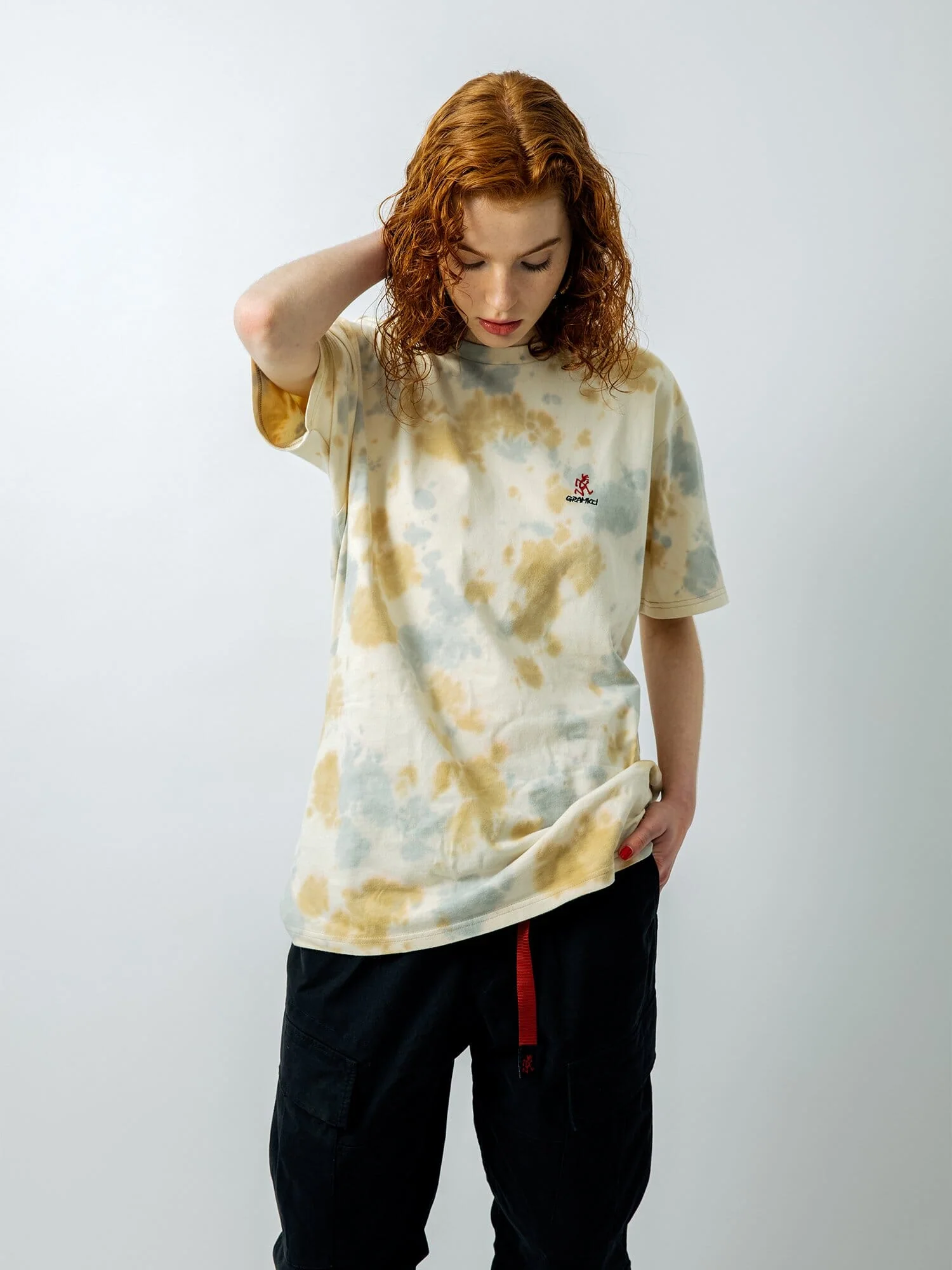 GRAMICCI X ALPHA COTTON CAMO TIE DYE TEE - Image 4