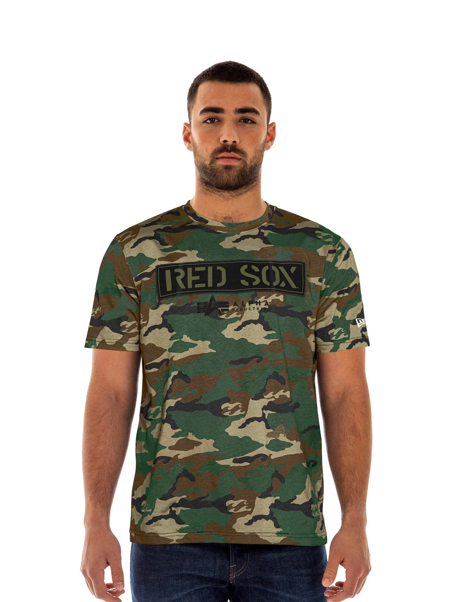 BOSTON RED SOX X ALPHA X NEW ERA CAMO T-SHIRT - Image 3