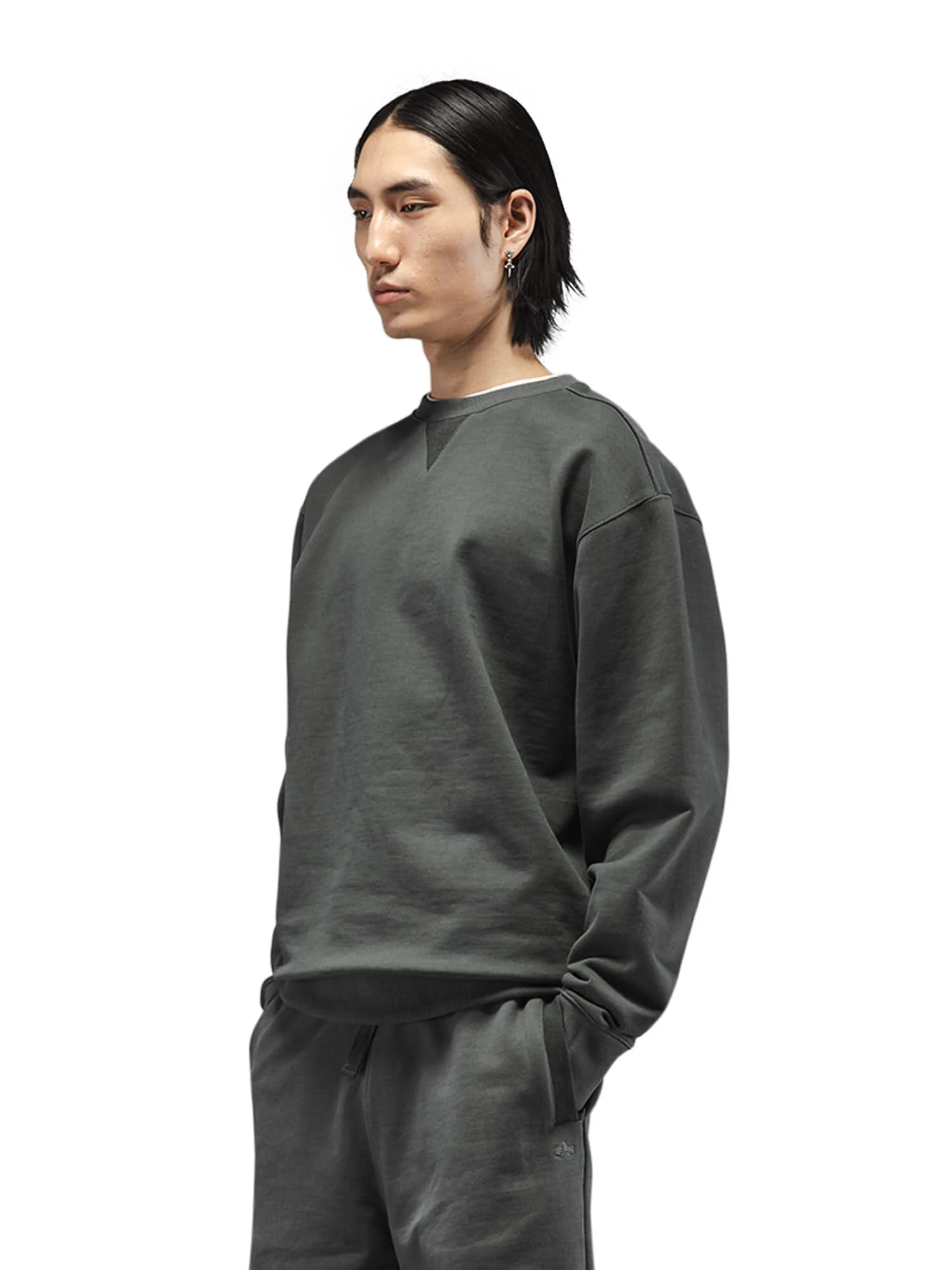 ESSENTIAL FRENCH TERRY CREWNECK GEN II (CHARCOAL) - Image 4