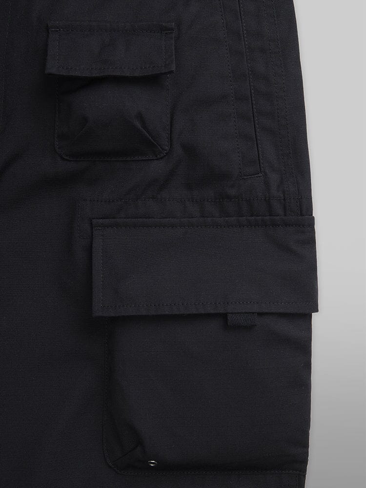 CONVERTIBLE CARGO PANT (BLACK) - Image 5