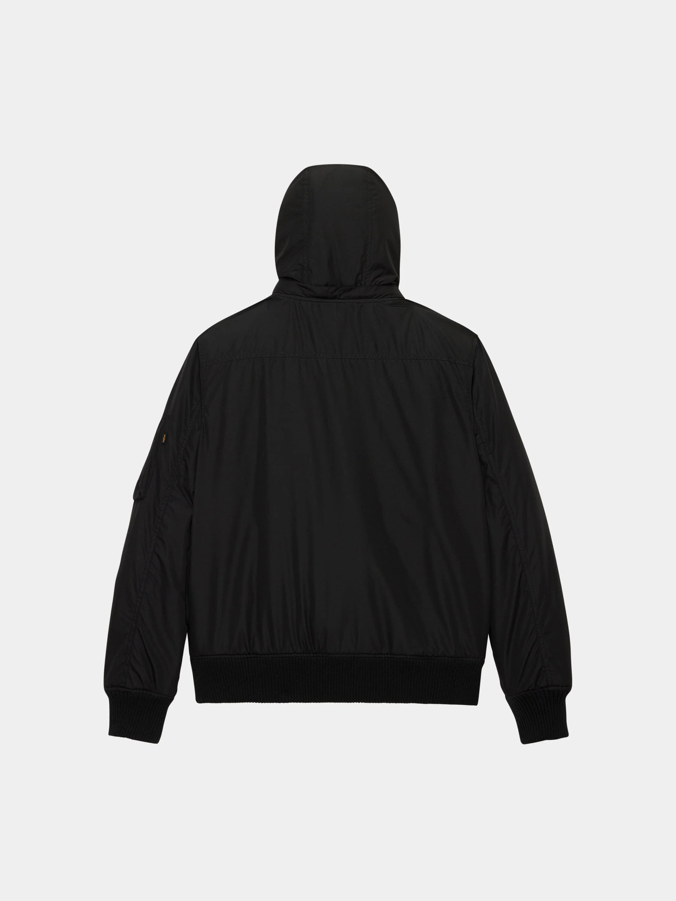 HOODED RIB FLIGHT JACKET - Image 10