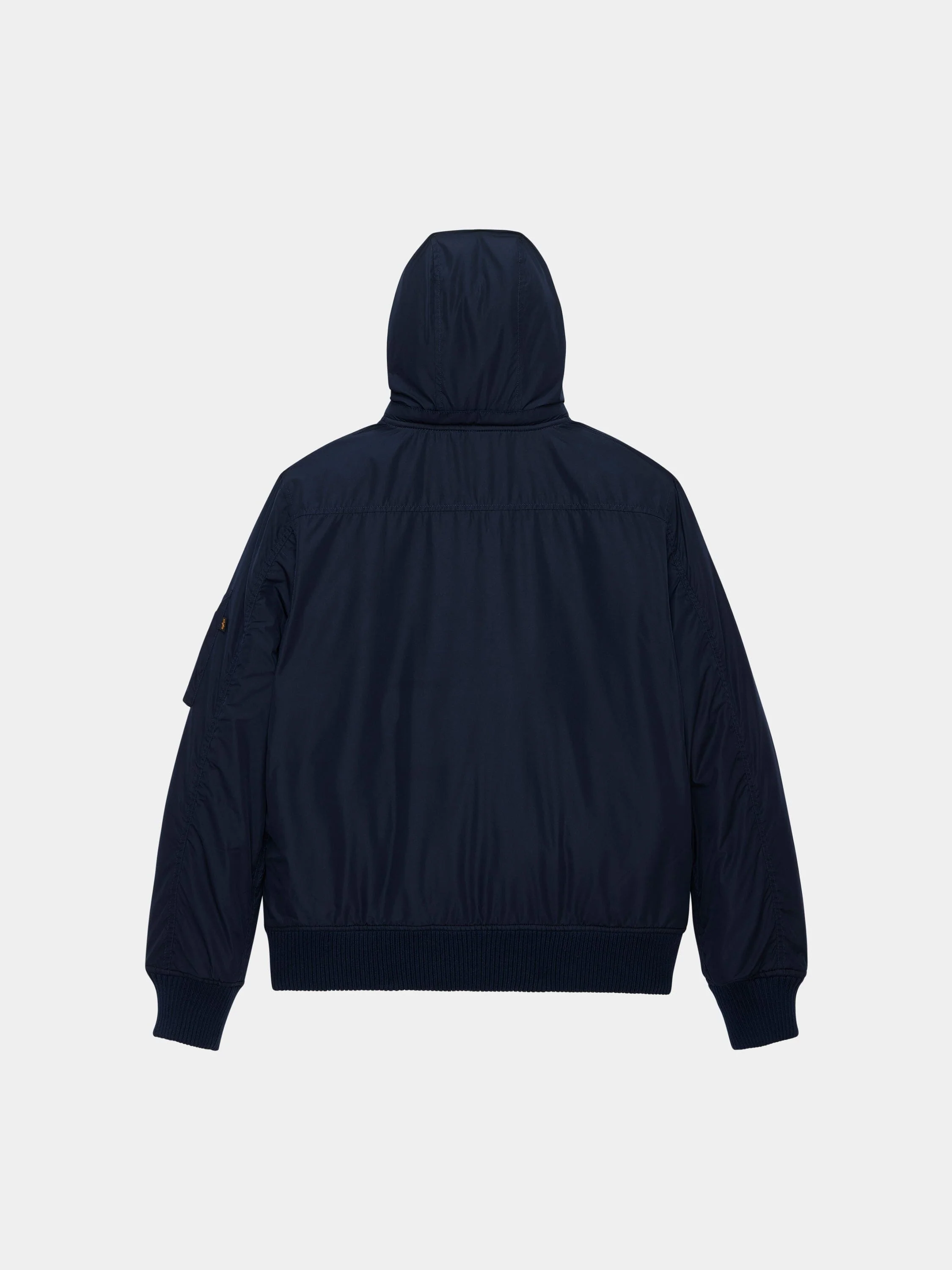 HOODED RIB FLIGHT JACKET - Image 15