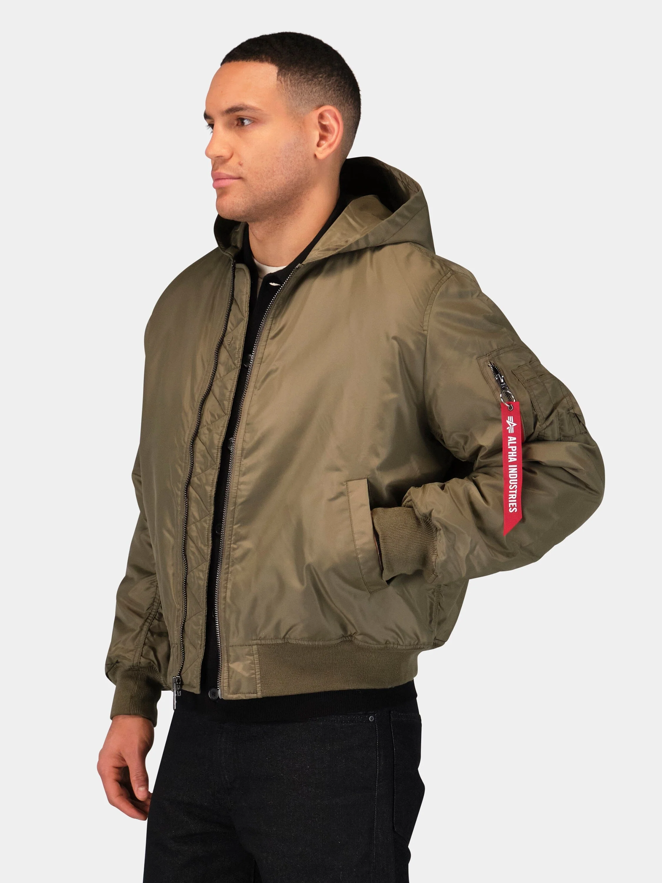 MA-1 HOODED OXFORD FLIGHT JACKET - Image 14