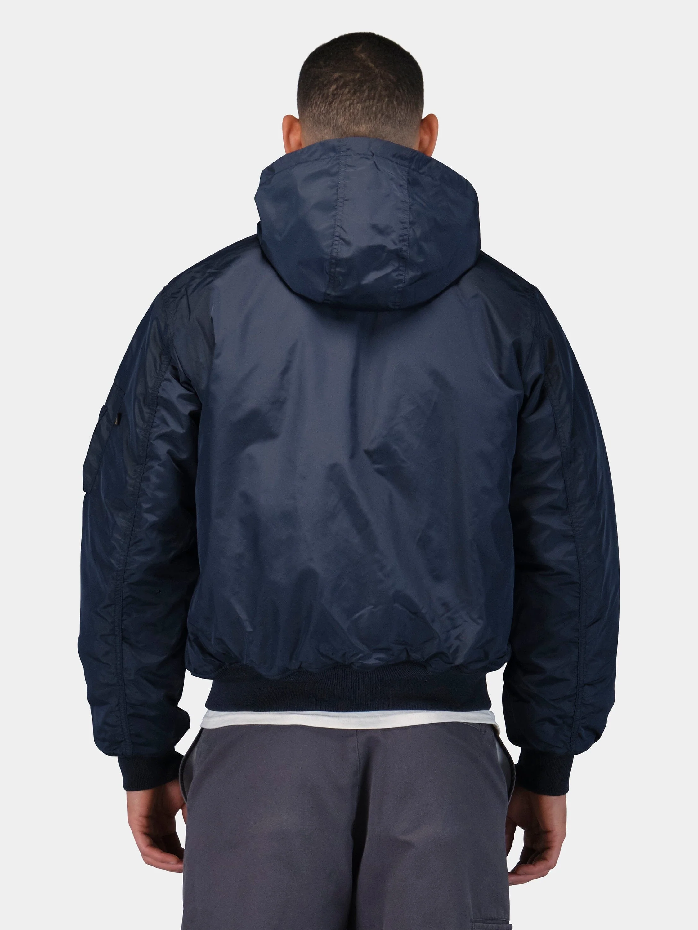 MA-1 HOODED OXFORD FLIGHT JACKET - Image 3
