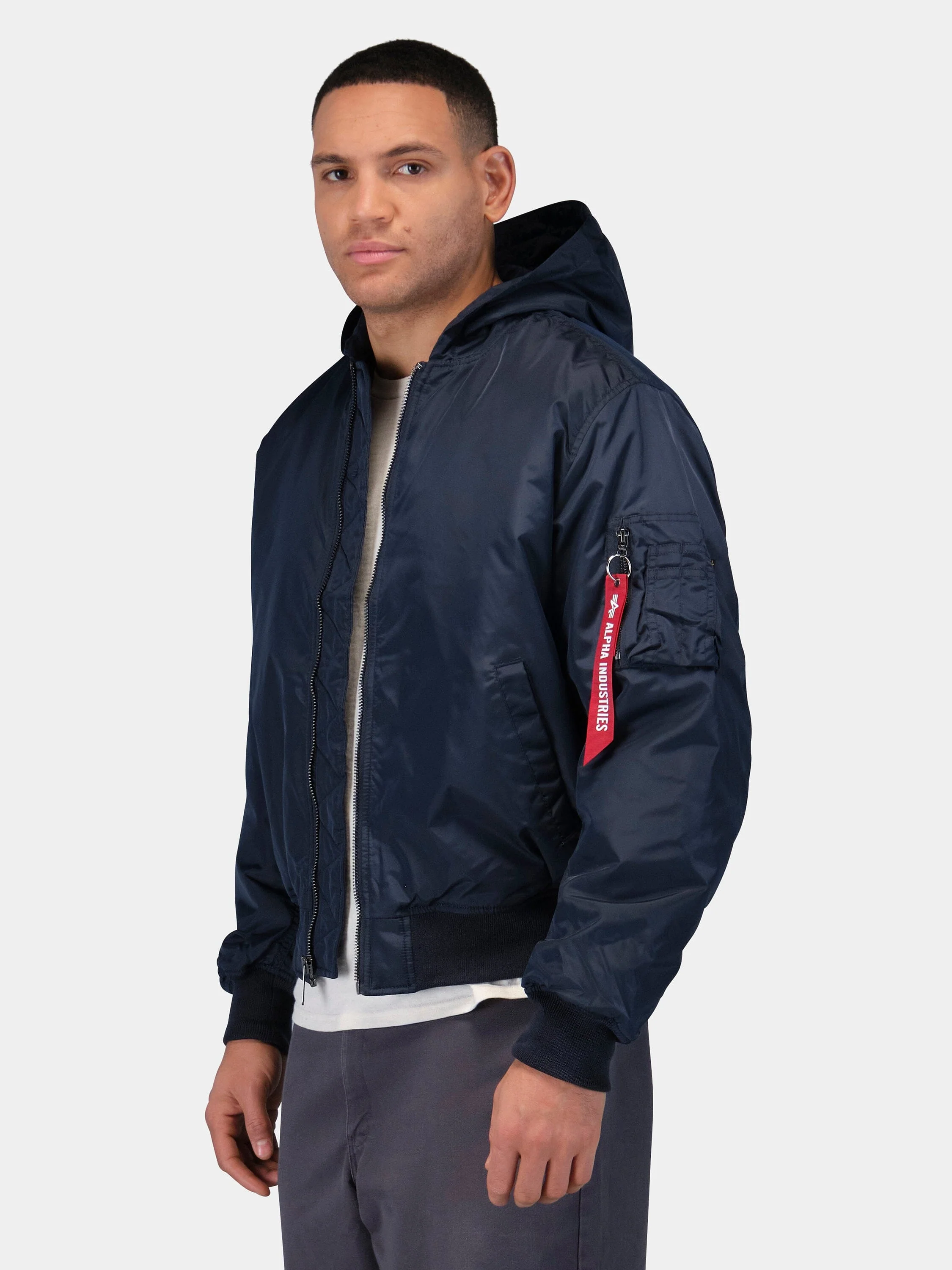 MA-1 HOODED OXFORD FLIGHT JACKET - Image 4