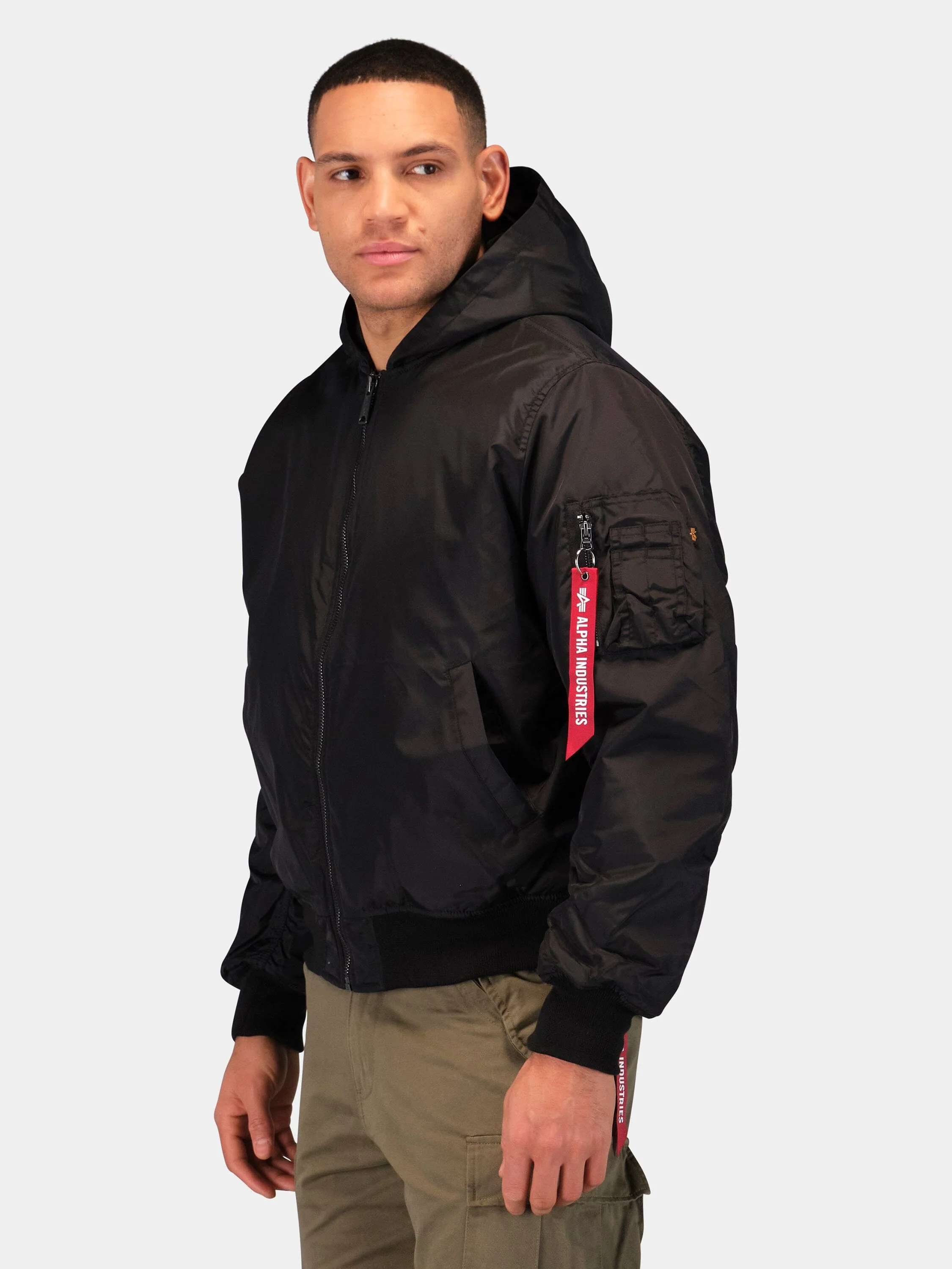 MA-1 HOODED OXFORD FLIGHT JACKET - Image 9