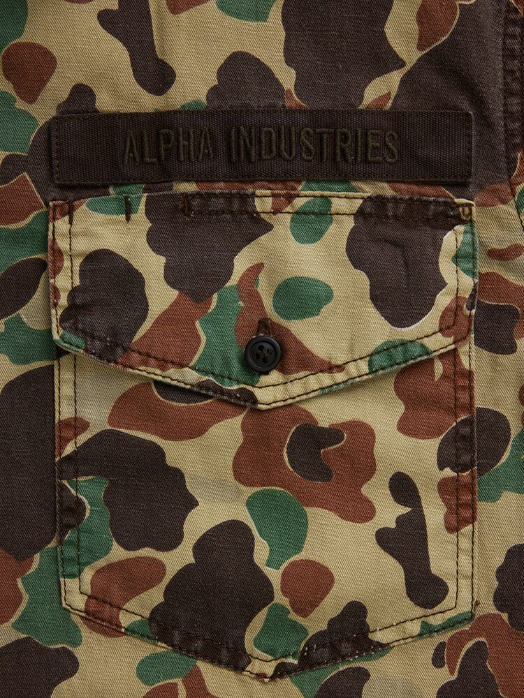 SHORT SLEEVE WASHED FATIGUE SHIRT JACKET - Image 7