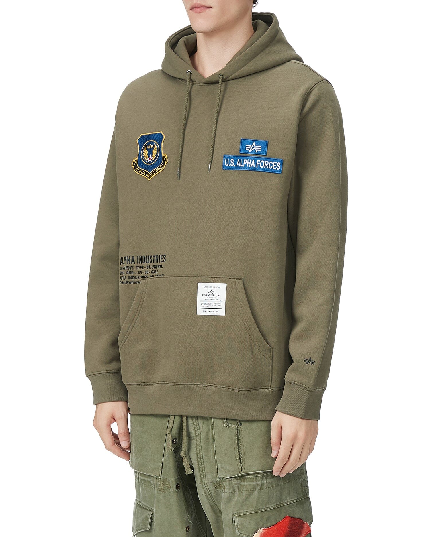 U.S. ALPHA FORCES BADGE HOODIE - Image 3