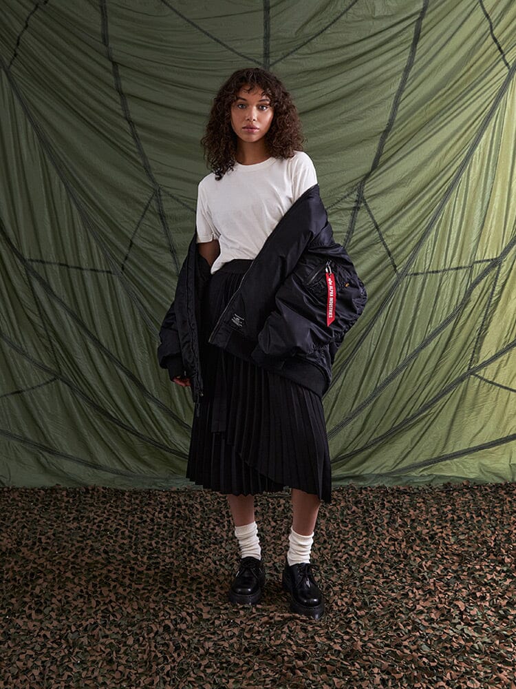 WOMEN'S OVERSIZED MA-1 MOD BOMBER JACKET - Image 15