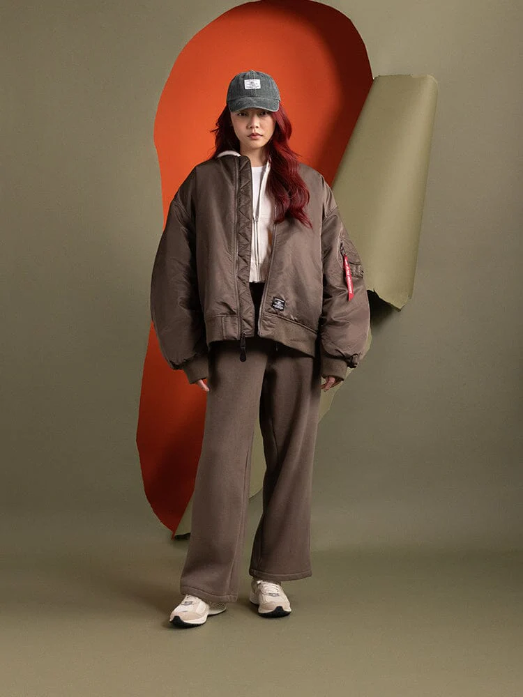 WOMEN'S OVERSIZED MA-1 MOD BOMBER JACKET - Image 5