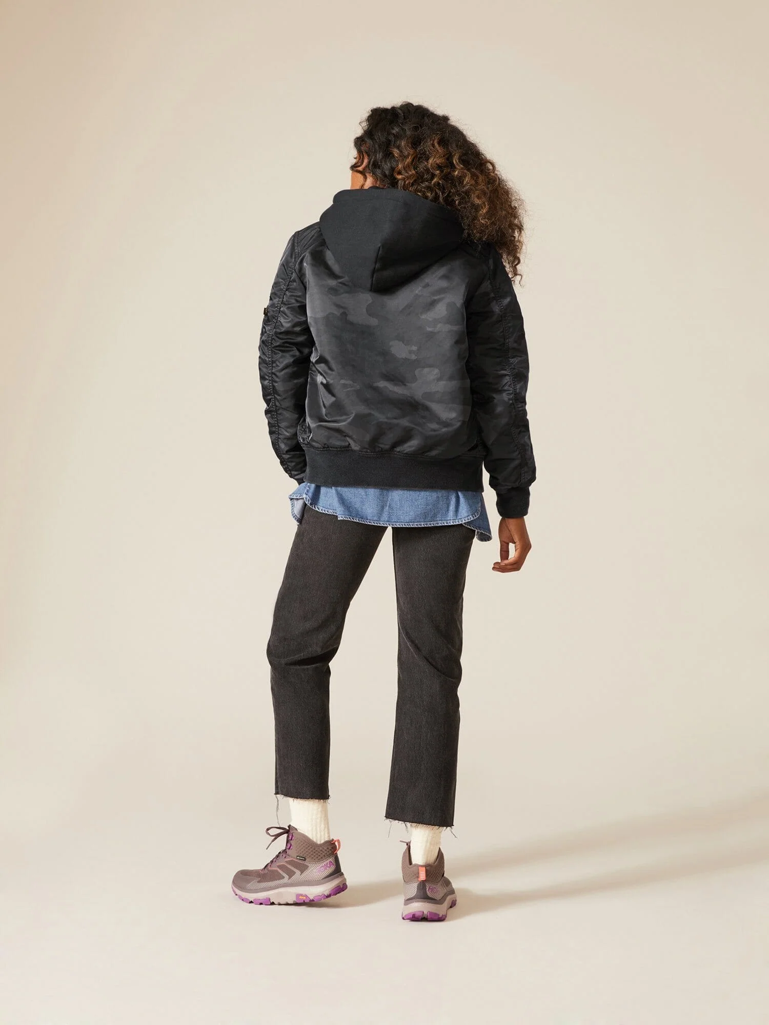 MA-1 HOODED BATTLEWASH BOMBER JACKET - Image 7