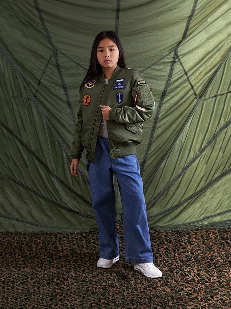 MA-1 SQUADRON BOMBER JACKET YOUTH - Image 5